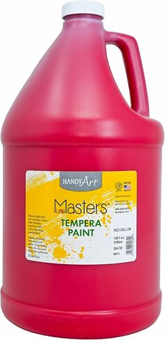 Handy Art Little Masters Tempera Paint, 1 Gallon (Pack of 1), Red in Kuwait