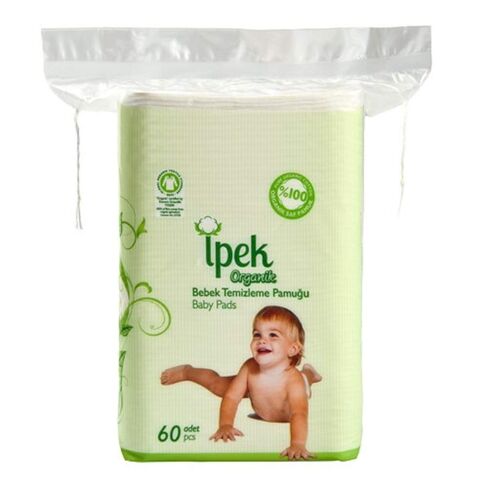 İpek Baby Large Cotton Pads Dry Square White (Classic 360-count) in Saudi Arabia