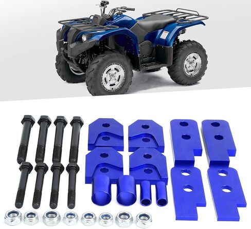 طقم رفع كامل 2 بوصة ATV طقم رفع ألومنيوم عالي التحمل بآلة CNC لرينو 450 660 700 SE Sport أزرق in Kuwait
