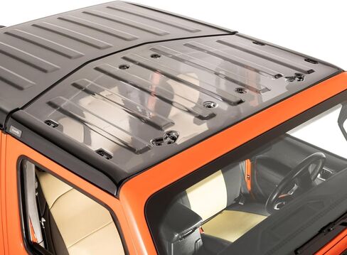 QuadraTop SkyLite Clear Hard Top - Fits 2018-2025 Wrangler JL & Gladiator JT - Panoramic Freedom Top - High-Strength Polycarbonate - UV Protection - Quick Installation - Reduces Wind & Road Noise in Saudi Arabia