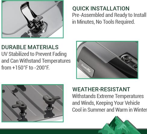 QuadraTop SkyLite Clear Hard Top - Fits 2018-2025 Wrangler JL & Gladiator JT - Panoramic Freedom Top - High-Strength Polycarbonate - UV Protection - Quick Installation - Reduces Wind & Road Noise in Saudi Arabia