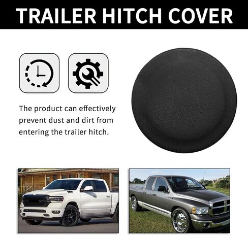 2Pcs 68495076AA Rear Bumper Step Pad Towing Ball Plug Trailer Hitch Cover, Replacement for Dodge Ram 1500-3500 2003-2020, Replaces 55077311AB in Saudi Arabia