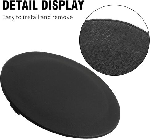 2Pcs 68495076AA Rear Bumper Step Pad Towing Ball Plug Trailer Hitch Cover, Replacement for Dodge Ram 1500-3500 2003-2020, Replaces 55077311AB in Saudi Arabia