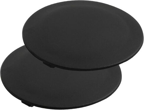 2Pcs 68495076AA Rear Bumper Step Pad Towing Ball Plug Trailer Hitch Cover, Replacement for Dodge Ram 1500-3500 2003-2020, Replaces 55077311AB in Saudi Arabia