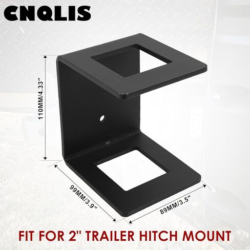 CNQLIS دعامة تخزين وصلة مقطورة مقاس 2 بوصة، حامل سرير شاحنة متعدد الاستخدامات لتركيب الكرات والوصلات، ملحقات صندوق الشاحنة المتكيفة، منظم عرقوب سهل الاستخدام مقاس 2 بوصة لشاحنات الالتقاط in Saudi Arabia