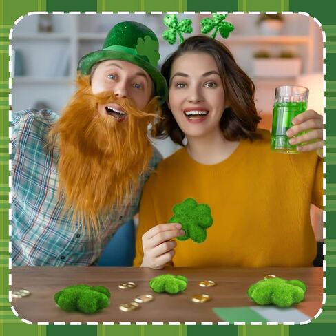 50 قطعة من حشوات المزهرية الإسفنجية لعيد القديس باتريك، حشوات مخملية لتزيين الطاولة، وزخارف عيد القديس باتريك، وحرفية الطاولة المركزية لمهرجان حفلات عيد القديس باتريك in Kuwait