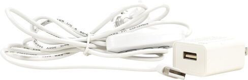 Department 56 Village Accessories Collection Single LED Bulb with USB Cord and Power Adapter, 7.08 Inch, White in Saudi Arabia