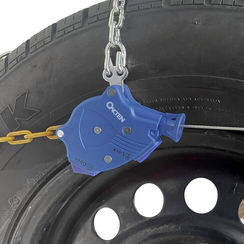 OakTen Set of 2 SUV Snow Chains with Tensioner fits Tire Size 225/70R19.5 225/90R16 245/85R15 255/50R20 255/55R19 in Saudi Arabia