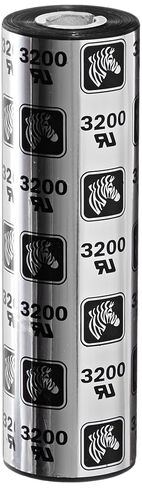 شريط طباعة راتنج الشمع 03200GS11007 3200 من Zebra Technologies، نقل حراري، 4.3 بوصة × 242 بوصة، 110 مم × 74 م، أسود (عبوة من 12 قطعة) in Saudi Arabia