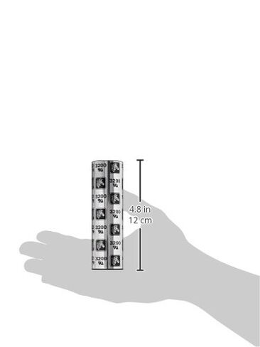 شريط طباعة راتنج الشمع 03200GS11007 3200 من Zebra Technologies، نقل حراري، 4.3 بوصة × 242 بوصة، 110 مم × 74 م، أسود (عبوة من 12 قطعة) in Saudi Arabia