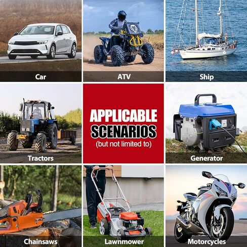 مضخة نقل الوقود ذات الإيقاف التلقائي، مضخة غاز محمولة تعمل بالبطارية/USB، تدفق 3.2GPM، خرطوم 51 بوصة و4 محولات للبنزين والديزل والزيت in Kuwait