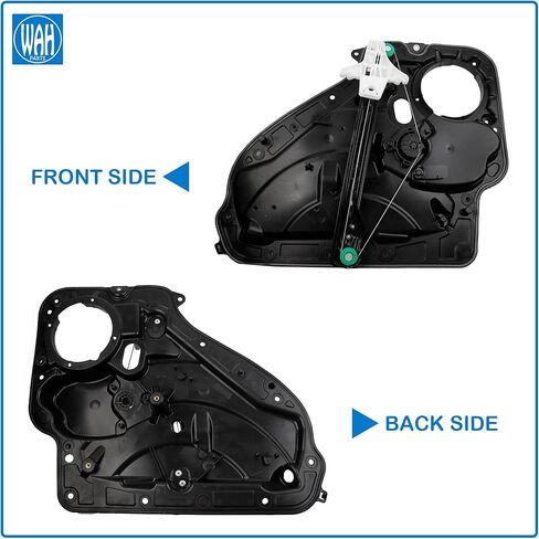 Rear Left Driver Side Power Window Regulator Compatible with 2010 2011 2012 2013 2014 Volkswagen Golf GTI 2.0L 2.5L 5K4839461 in Kuwait