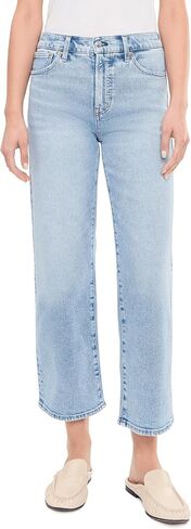 Madewell Women's The Perfect Vintage Wide-Leg Crop Jean in Raebrook in Saudi Arabia