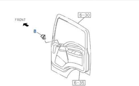 Ashtray Door For ISUZU NRR NPR NPR-HD NQR 2007-2017 in Saudi Arabia