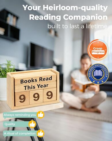 مسجل الكتب ولفائف قراءة هذا العام، علامة عداد دوارة لرف الكتب، هدية سجل القراءة لمحبي الكتب والقراء والمعلمين وأمناء المكتبات in Kuwait
