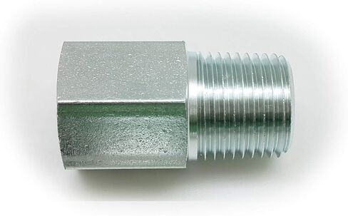 Autobahn88 Anti-Rust Steel Hose End Conversion Fitting - Metric, M12 x 1.5 Female to M12x1.5 Male - HEX 22, L=43mm (1.7") (code : FTM523) in Saudi Arabia