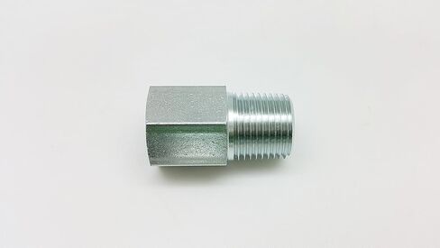 Autobahn88 Anti-Rust Steel Hose End Conversion Fitting - Metric, M12 x 1.5 Female to M12x1.5 Male - HEX 22, L=43mm (1.7") (code : FTM523) in Saudi Arabia