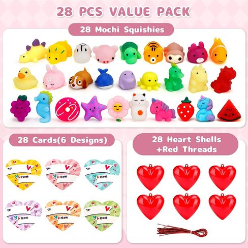 100 PCS Mochi Squishy Toys,Party Favors for Kids,Kawaii Squishies Stress Reliever Anxiety Toys, for Birthday, Halloween, Easter, Christmas,Classroom Prizes and Any Party Favor Sets in Kuwait