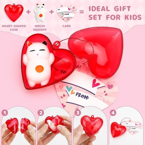 100 PCS Mochi Squishy Toys,Party Favors for Kids,Kawaii Squishies Stress Reliever Anxiety Toys, for Birthday, Halloween, Easter, Christmas,Classroom Prizes and Any Party Favor Sets in Kuwait