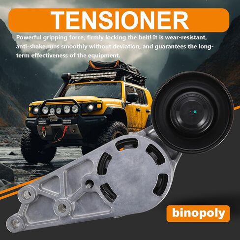 binopoly 38207 Drive Belt Tensioner Assembly With Pulley For Audi A4 05-08 2.0 L/A4 02-06 1.8 L OE#89332 06B903133A 06B903133 06B903133E 06B903133D in Saudi Arabia