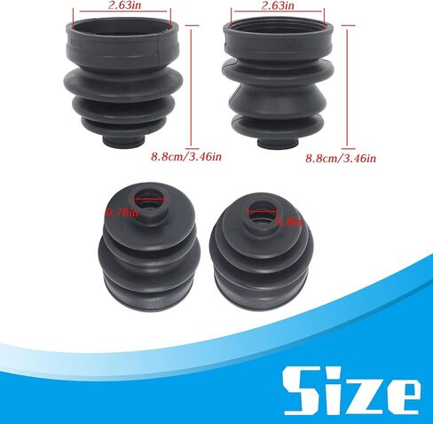 Front CV Axle Boot Kit Replacement for Polaris RZR XP 1000 2015-2020 Replacement for 3235776 3235778 in Saudi Arabia