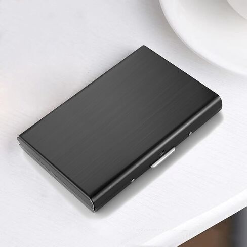 Metal Wallet RFID Credit Card Holder Business Card Holder ID Case for Men Women in Saudi Arabia