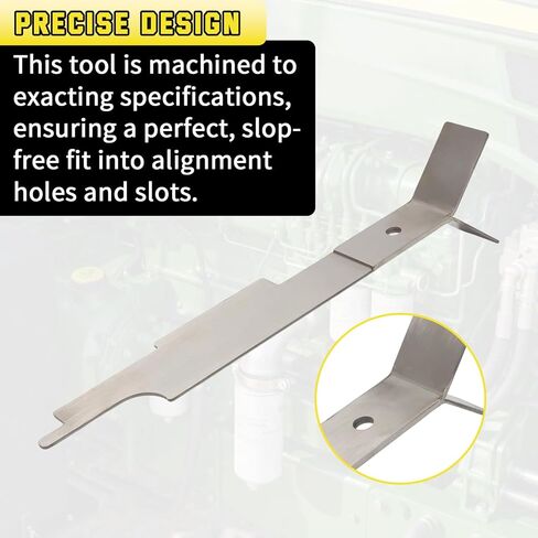JD254A Timing Tool Compatible with John Deere 4039 4045 6059 6068 Engines| Stainless Steel Camshaft & Injection Pump Alignment Balancer Shaft Timing Tool in Kuwait