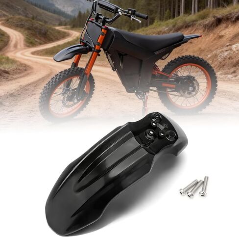 JERBOR Upgraded Front Fender Wheel Fender Mudguard for Tuttio Soleil01 Electric Drit Bike, Duarble Front Fender Mud Guard Protector With Screws for Tutto Tutti Motorcycle Parts (Front Fender) in Saudi Arabia