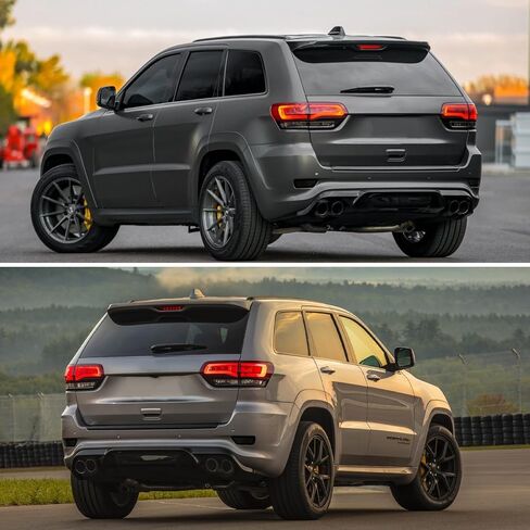 D-Lumina Rear Bumper Reflector Light Compatible with Je-ep Grand Cherokee 2011-2021, Do-dge Journey 2011-2020, Compass 2011-2017, Smoked Lens Rear Reflector Replaces #57010720AC 57010721AC, Pack of 2 in Saudi Arabia