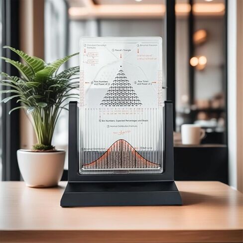 لوحة جالتون المكتبية، نموذج عرض قدرة لوحة جالتون، مع منحنى الجرس، عرض قانون إحصائي فعال، أداة تدريس مختبر الفيزياء للفيزياء والتعليم، تلهم الفضول in Kuwait