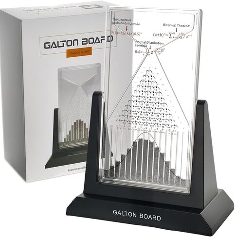 لوحة جالتون المكتبية، نموذج عرض قدرة لوحة جالتون، مع منحنى الجرس، عرض قانون إحصائي فعال، أداة تدريس مختبر الفيزياء للفيزياء والتعليم، تلهم الفضول in Kuwait