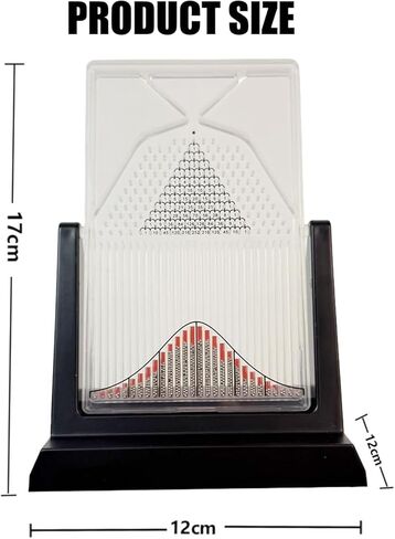 لوحة جالتون المكتبية، نموذج عرض قدرة لوحة جالتون، مع منحنى الجرس، عرض قانون إحصائي فعال، أداة تدريس مختبر الفيزياء للفيزياء والتعليم، تلهم الفضول in Kuwait