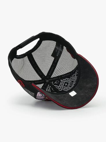 Trucker Hat - Art Collection - Doodle - Black in Saudi Arabia