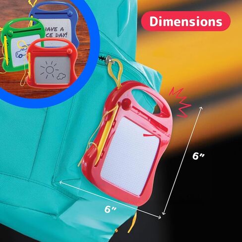 PREXTEX 18 Pack of Mini Magnetic Drawing Board for Kids - Mini Doodle Pad Bulk Toys for Party Favors for Kids 4-8 and 8-12 - Classroom Prizes, Goodie Bags for Kids Birthday Party - Kid Toys in Kuwait