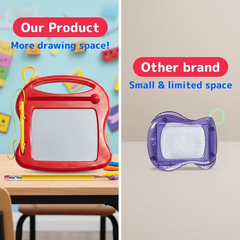 PREXTEX 18 Pack of Mini Magnetic Drawing Board for Kids - Mini Doodle Pad Bulk Toys for Party Favors for Kids 4-8 and 8-12 - Classroom Prizes, Goodie Bags for Kids Birthday Party - Kid Toys in Kuwait