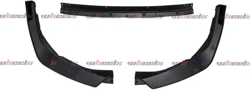 3 قطع حافة ممتصة للصدمات الأمامية متوافقة مع طراز Toyota Camry SE XSE 2021-2024 V2، فاصل سبويلر للذقن السفلي يناسب 2021 2022 2023 2024، طقم جسم الحماية (أسود لامع) in Saudi Arabia