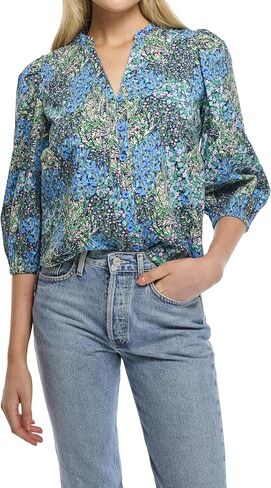 Shoshanna Women's Deia Floral Silibi Top in Saudi Arabia