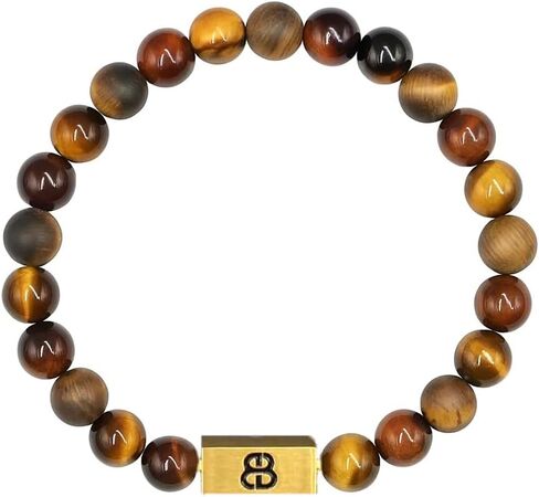 Kartini Studio Bead Bracelet for Man, Mixed Tiger's Eye Bracelet, Tiger's Eye Jewelry, Gift for Men in Saudi Arabia