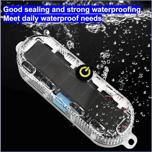 RQG Solar Strobe Lights*2 and Fake Car Alarm Light *2, Colorful Led Warning Light,Automotive Interior Flash Anti Collision Light,Anti-Theft Security Alarm Lights for Car Truck Motorcycle, 4 Pack in Kuwait