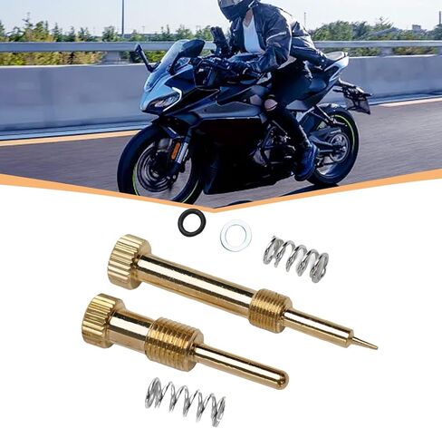 مجموعة براغي خلط الهواء الخامل من النحاس لمكربن ​​Mikuni VM22، براغي ضبط بديلة لـ YBR 125 2005-2014 in Kuwait