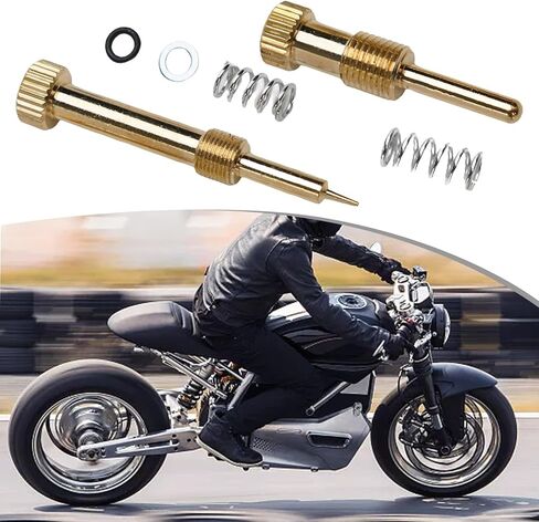 مجموعة براغي خلط الهواء الخامل من النحاس لمكربن ​​Mikuni VM22، براغي ضبط بديلة لـ YBR 125 2005-2014 in Kuwait