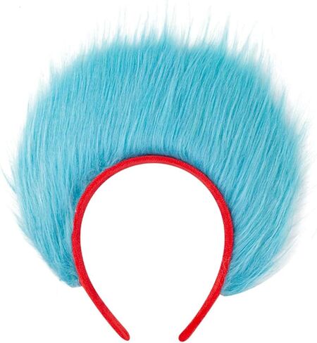 Blue Fuzzy Headband Blue Thing Hairband Thing Costume Headwear for Theme Party World Book Day Cosplay Costume Accessories in Saudi Arabia