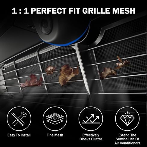 Front Grille Mesh Inserts for Tesla Model Y Juniper 2026(NOT for Standard/Performance), Lower Bumper Grill Guard, ABS Protective Mesh Cover, Prevent Debris & Rocks, Easy Snap-On Installation in Kuwait