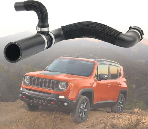 Radiator Coolant Hose Compatible with Jeep Renegade 1.3L 2.4L 2015 2016 2017 2018 2019 2020 2021 Replacement 68246567AA in Saudi Arabia