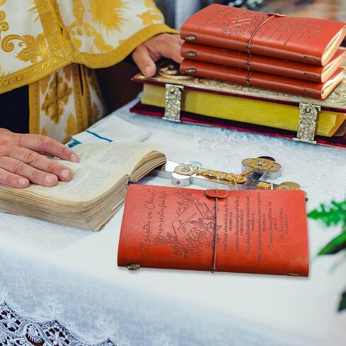 6 قطع أخوات عيد الأم في المسيح هدايا للنساء هدايا مسيحية من جلد البولي يوريثان دفاتر ملاحظات متعددة الوظائف للكتابة الكتاب المقدس آية الإيمان مع مشبك للأصدقاء الأخت الكنيسة in Kuwait