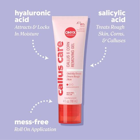 مزيل مسامير القدم الاحترافي من أونيكس - 3.5 أونصة، تركيبة قوية غير معطرة - جل قوي للغاية، يزيل مسامير القدم غير المرغوب فيها في 3-5 دقائق، مزيل مسامير القدم المرطب والتنعيم، 3 عبوات in Kuwait