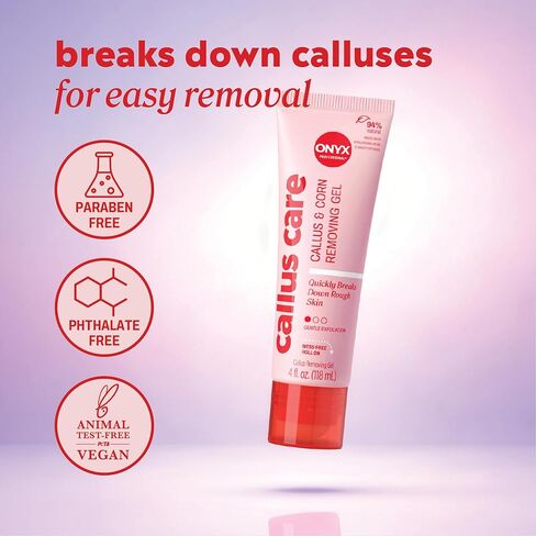 مزيل مسامير القدم الاحترافي من أونيكس - 3.5 أونصة، تركيبة قوية غير معطرة - جل قوي للغاية، يزيل مسامير القدم غير المرغوب فيها في 3-5 دقائق، مزيل مسامير القدم المرطب والتنعيم، 3 عبوات in Kuwait