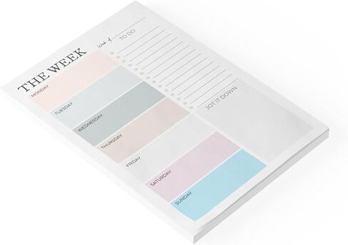 وسادات ملاحظات للمخطط الأسبوعي مع دعم لاصق | قرطاسية | قائمة المهام | اللوازم المكتبية in Saudi Arabia