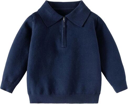 Boys Long Sleeve Polo Shirt School Uniform Shirts Collared Performance Activewear Tops with Chest Pocket 1-15 Years in Saudi Arabia