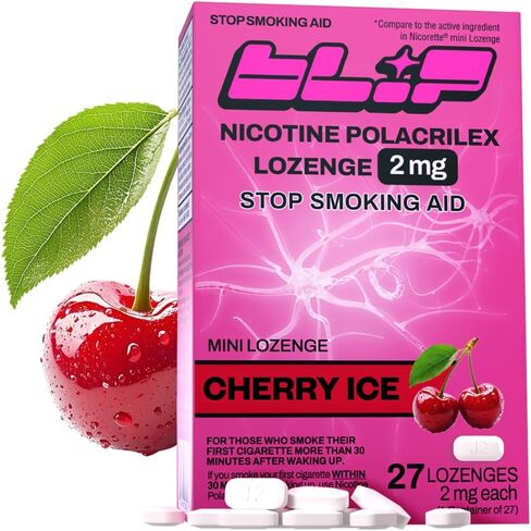 Blip NRT Nicotine Lozenge Mini's - 4mg Mint Flavor (27 Count) - Help Quit Smoking Aid, Reduce Cravings - Nicotine Replacement in Saudi Arabia